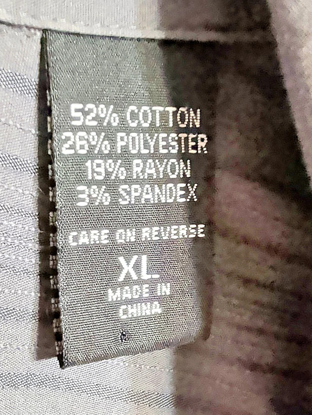 New York & Company Grey Striped Button-Down Shirt Dress XL - Picture 5 of 6